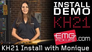 Video thumbnail for Monique installs the EMG KH21 Pro Series pickguard by EMGtv