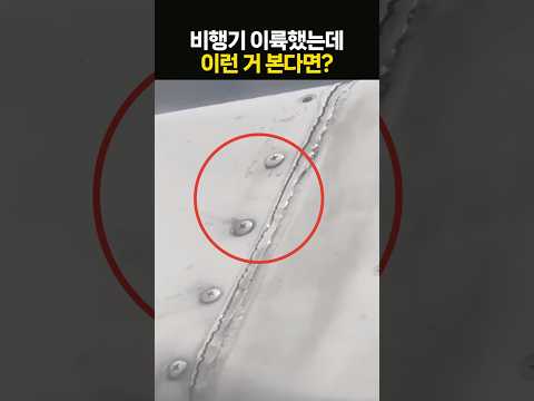 비행기 이륙했는데 날개 조립 상태가 이렇다면?