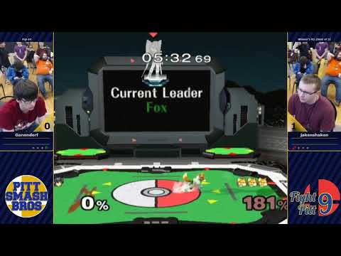 Ganondorf (Fox) vs jakenshaken (Marth) - Winners Top 64 - Fight Pitt 9