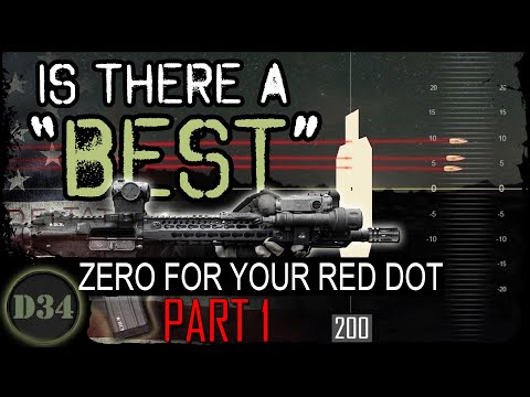 Is there a BEST ZERO for your red dot ( PART 1 )
