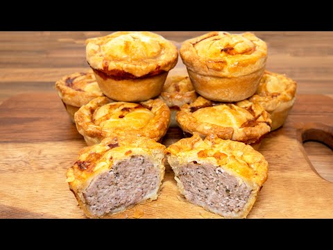 Mini Pork Pies, Very easy to make and delicious
