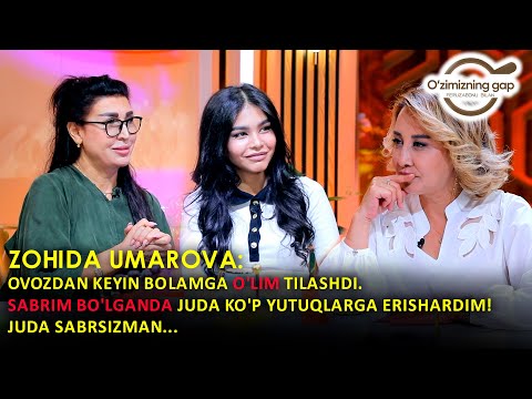 Zohida Umarova: Ovozdan keyin bolamga o'lim tilashdi.Sabrim bo'ganda juda ko'p yutuqlarga erishardim
