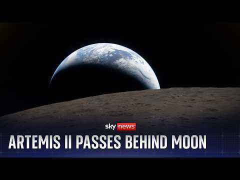Artemis II communication blackout before crew witness 'Earthrise' on far side of the Moon
