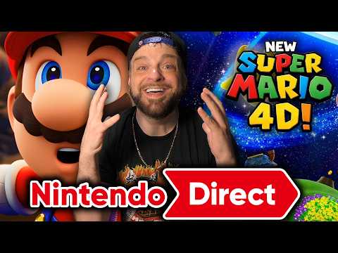 WE NEED TO REACT TO THAT NINTENDO DIRECT AND NEW 3D MARIO!
