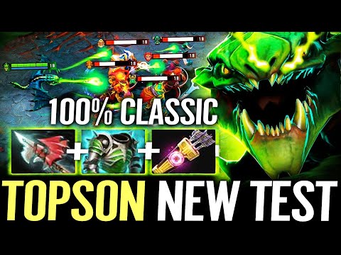 🔥 TOPSON Viper NEW TEST — Dota 1 100% Classic MID Hero Hurricane Pike + Assualt Build Dota 2 Pro