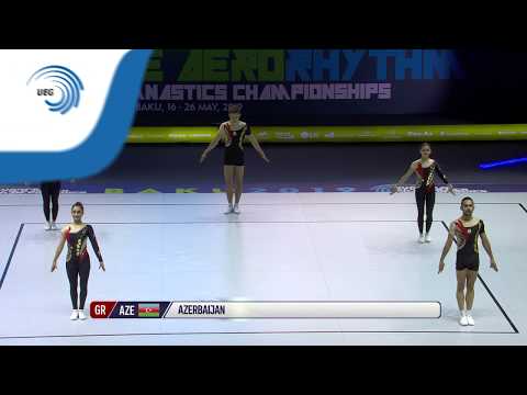 Azerbaijan - 2019 Aerobics Europeans, group final