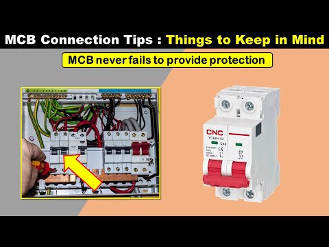 Things to Remember while doing MCB Connection @TheElectricalGuy