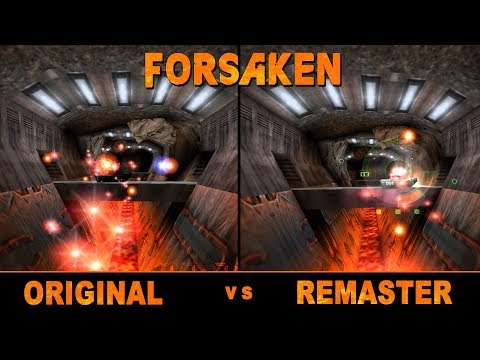 Forsaken Original vs Remaster (1998 vs 2018) Comparison (in 4K)