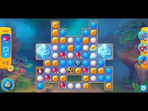 Fishdom. 5867 level no boosters and diamonds