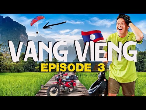VANG VIENG IS BEAUTIFUL (and completely WILD) 🇱🇦 LOST in LAOS Ep:3
