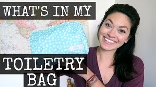TOILETRY BAG for LONG TERM TRAVEL // Packing
