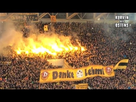 SG Dynamo Dresden 4:0 FC Erzgebirge Aue 03.12.2017 | Support & Pyro