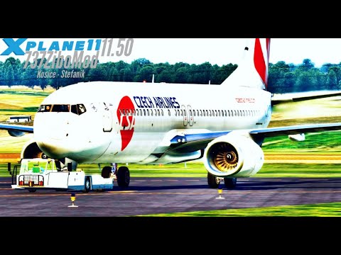 X-Plane 11 v11.50 - 737ZiboMod - (Kosice - Stefanik) -(Ortho4XP)-(Vulkan) - (RT Weather) 1080p@60fps