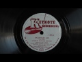 78RPM - Earl Hines with The Charlie Shavers Quintet, recorded April 22 1944