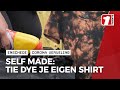 Zelf je oude kleren op pimpen door tie dye met bleek
