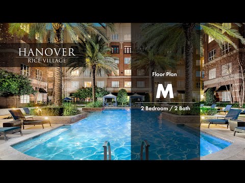 Floor Plan M: 2 bd / 2 ba