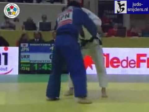 Judo 2009 Paris: Nishiyama (JPN) - Popovych (UKR) [-73kg].