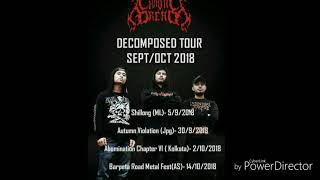 Chaotic Dread- decomposed tour 2018 after movie