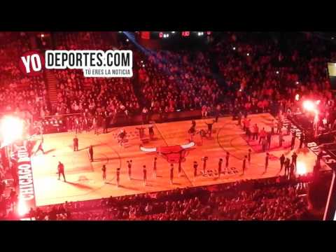 Starting first game of the 2016 Chicago Bulls vs. New York Knicks