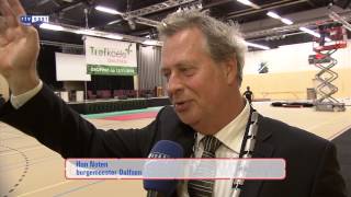 preview picture of video 'Trefkoele+ in Dalfsen geopend door koning Willem-Alexander met hijsen spandoek'