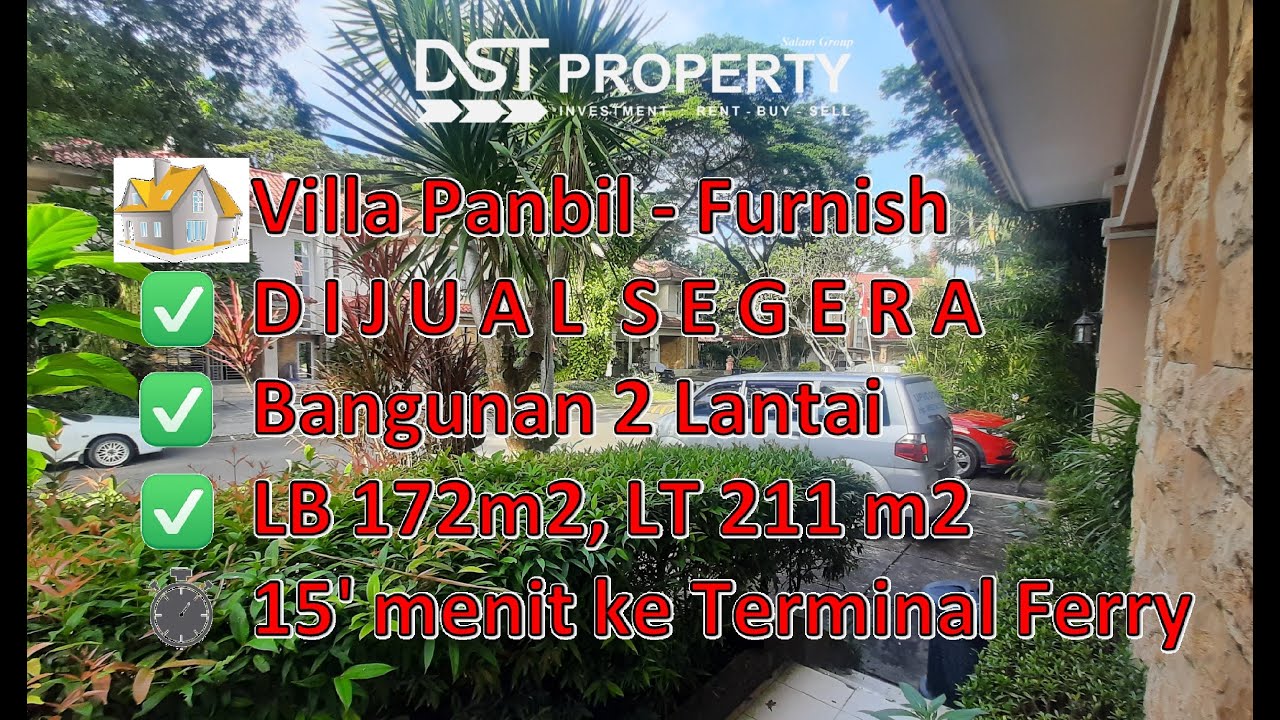Rumah Villa Panbil 2 Lantai Furnish
