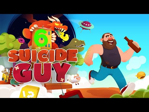 Let's Play Suicide Guy | part 6 Flying Cows, Sleeping Dragons!