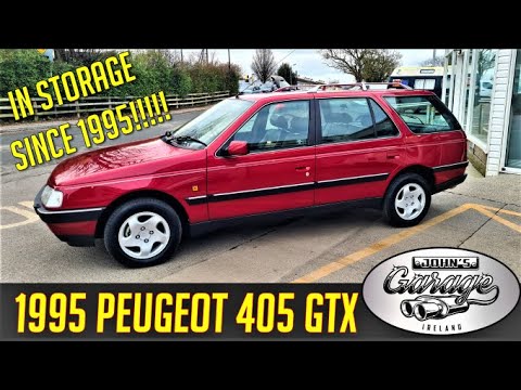 Amazing like new 1995 Peugeot 405 GTX Estate REVIEWED & DRIVEN with only 1700 MILES FROM NEW!!!!!