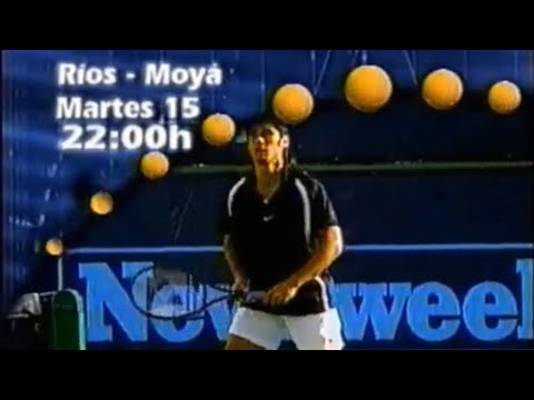 Partido de Exhibición Marcelo Ríos VS Carlos Moya, año 1998, Canal TVN