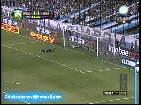 Racing 2 Arsenal 2 Apertura 2010 (Relato Carlos Muñoz)
