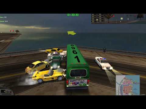 Midtown Madness 1 - Chicago Rebellion Racepack | Checkpoint Race 3 Splitting Hairs | City bus