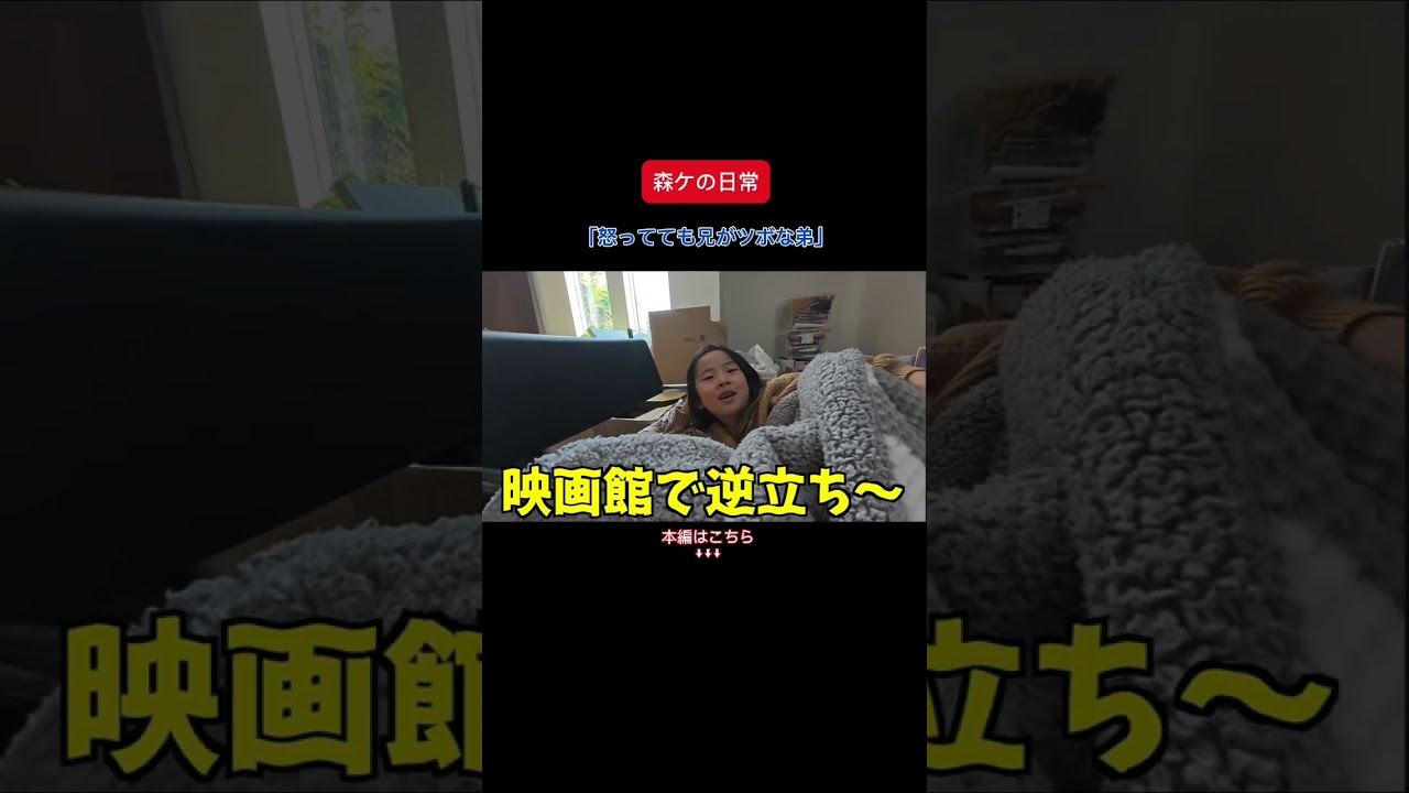 [森ケの日常]怒ってても兄がツボな弟。　#short #森ケの日常