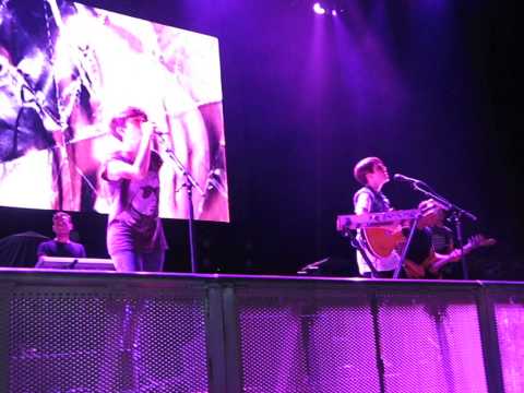 1/7 Tegan & Sara - Intro Backdrop + Drove Me Wild @ Mann Center, Philadelphia, PA 7/19/13