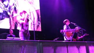 1/7 Tegan & Sara - Intro Backdrop + Drove Me Wild @ Mann Center, Philadelphia, PA 7/19/13
