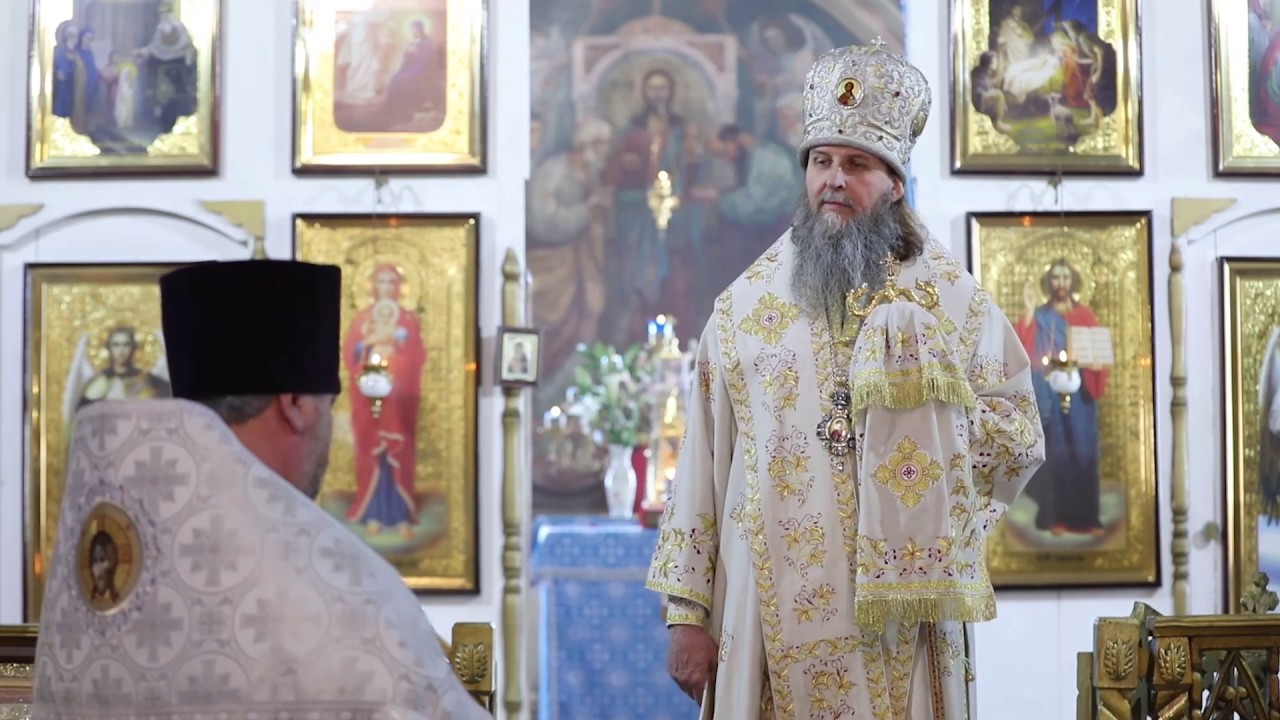 Литургия в день отдания праздника Вознесения Господня.Проповедь митрополита Даниила