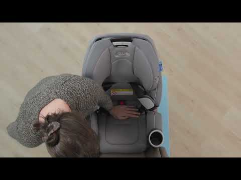How to install the Graco® 4Ever® DLX in rear-facing mode using Lower Anchor attachment
