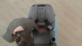 How to install the Graco® 4Ever® DLX in rear-facing mode using Lower Anchor attachment