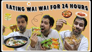 I Only Ate WAI WAI Noodles for 24 Hours || Trying Amazing Wai Wai Recipes 🍝