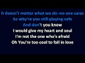 Jill Sobule - Too Cool To Fall In Love KARAOKE