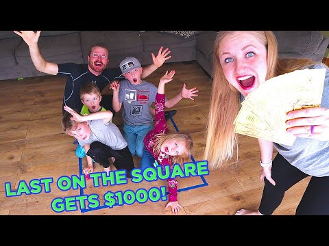 Last to Leave the Square Wins $1000! Last to Leave Challenge!/ The Beach House