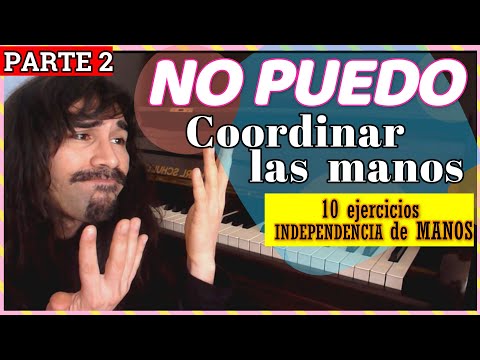 10 Ejercicios de PIANO INICIAL para INDEPENDENCIA DE MANOS - 2°PARTE!