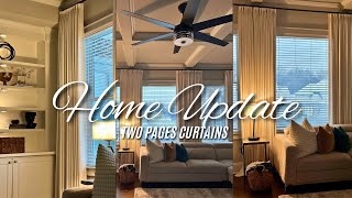 Custom Curtains That Changed My Space | TWO PAGES Curtain Install, Review & Home Refresh