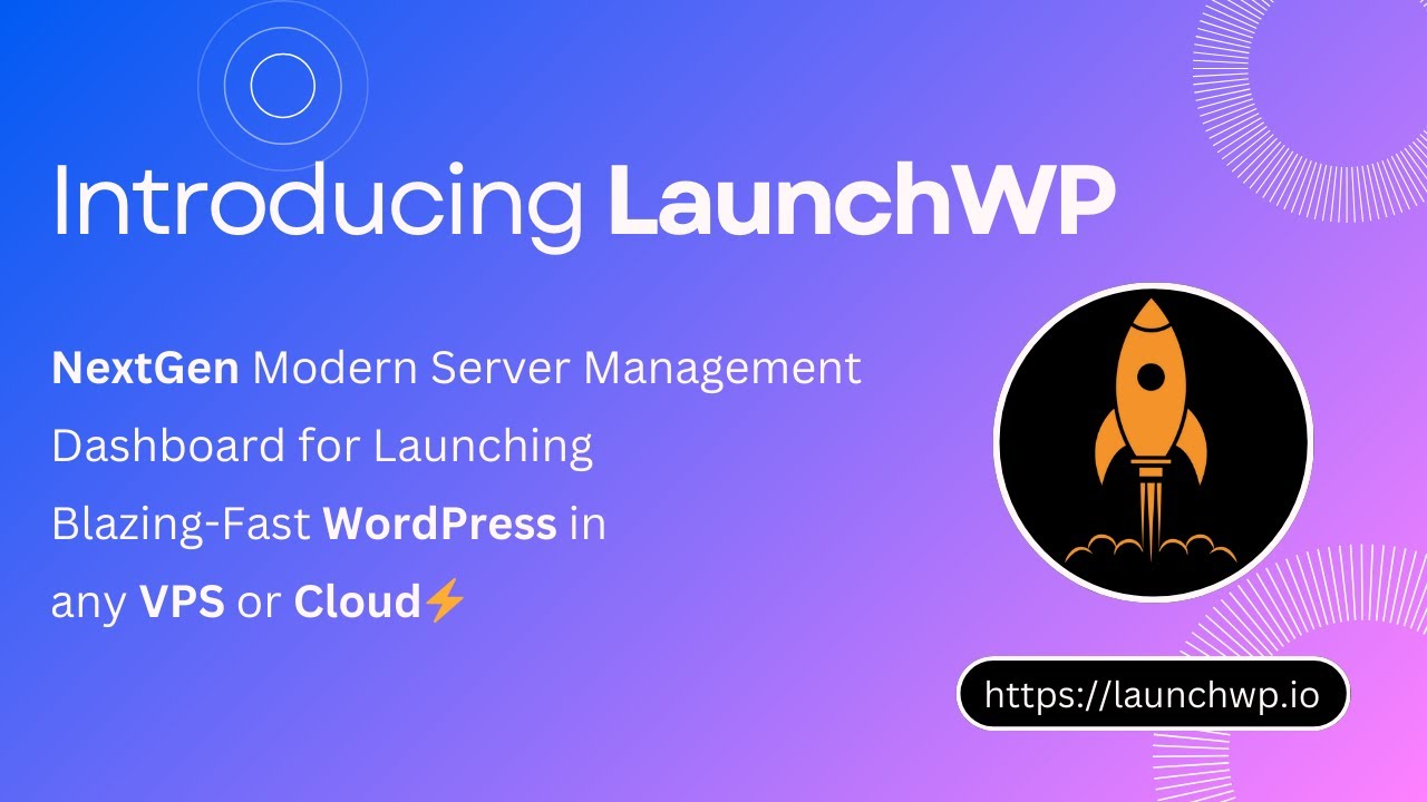 LaunchWP demo video