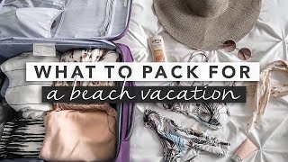 Pack With Me! Suitcase + Carry On for Beach Vacation