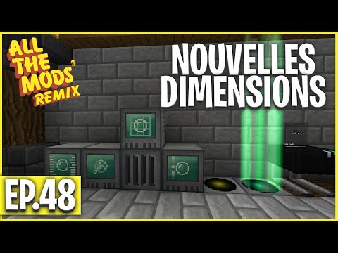 Hugo -  NEW DIMENSIONS!  |  Minecraft Moddé - All The Mods 3 Remix |  Ep#48