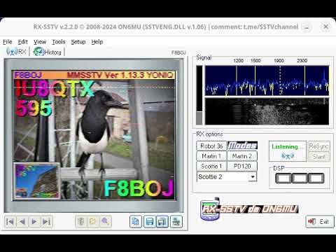 🖼️ SSTV on 20m 2025 10 30 14 50 UTC #sstv #hamradio