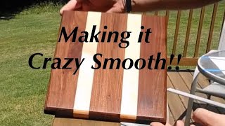 How to finish a wooden cutting board