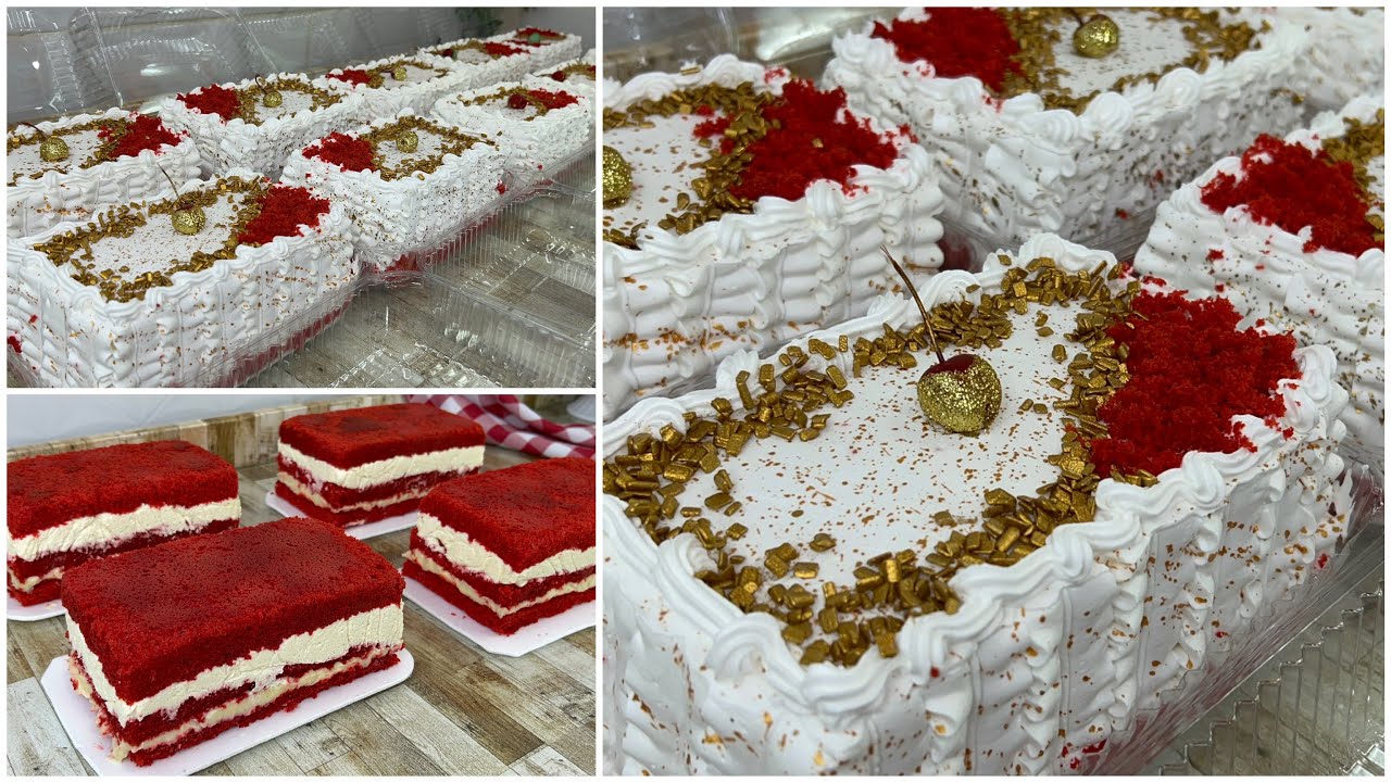 GANHE DINHEIRO EM CASA COM BOLOS DE 1 KG. BOLO RED VELVET PARA O NATAL, RECEITA COMPLETA. 💰
