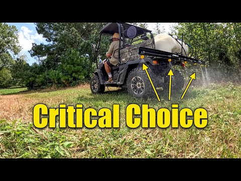 UTV ATV Tank Sprayer with Boom and Critical Fine Mist