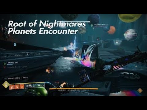 Planets Encounter Root of Nightmares - Destiny 2 Raid
