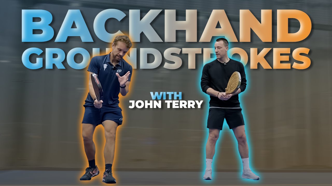 Backhand groundstroke control: left hand usage